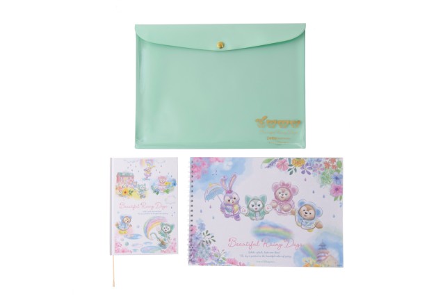 「ダッフィー＆フレンズのビューティフル・レイニーデイズ」ノートセット