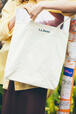 【bonjour records×L.L. Bean】別注トートバッグ定番のオフホワイト