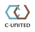 C-United株式会社の印象的なロゴデザイン