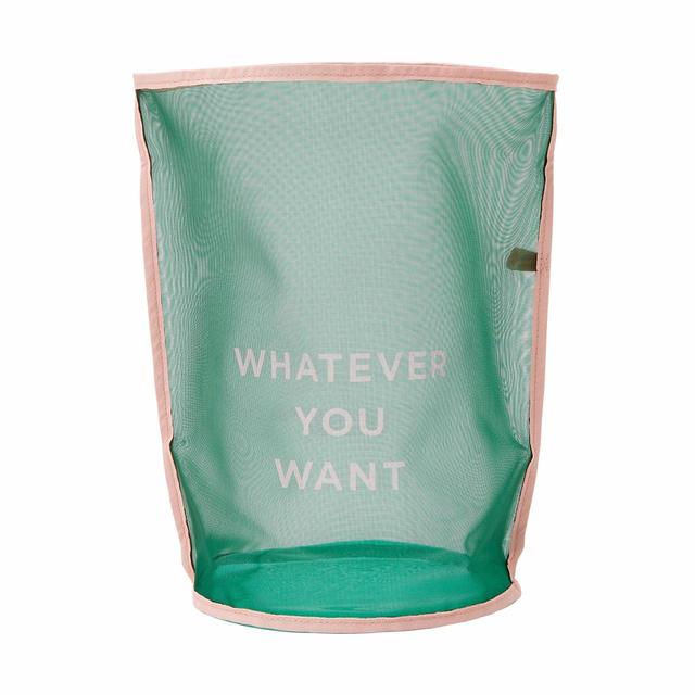 【Francfranc（フランフラン）】クラルテ メッシュバスケット グリーン Mサイズ