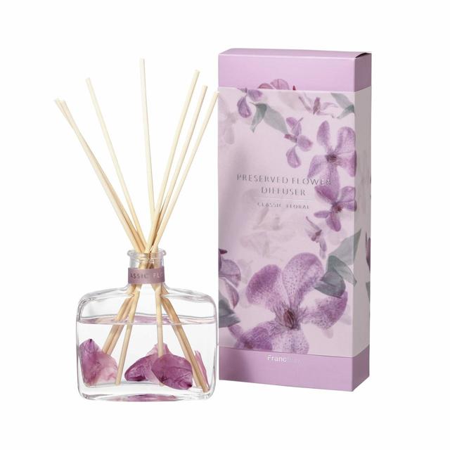 プリザーブドフラワー ルームフレグランス パープル(クラシックフローラル/リリーの香り) ¥3,900