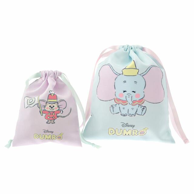 ダンボ＆ティモシー 巾着 セット Illustrated by Noriyuki Echigawa 1,800円