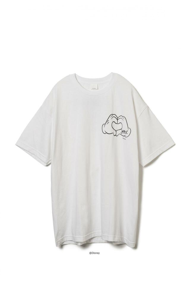 MICKEY/HAND HEART T-shirts ¥7,480｜JAM HOME MADE – DISNEYコレクション