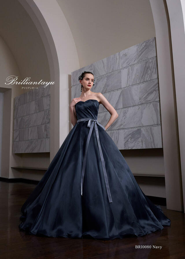 「Brilliantayu （ブリリアンターユ）」新作ウェディングドレス　BRI-0080__Navy