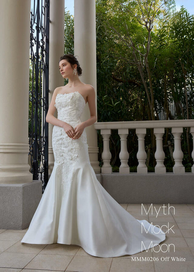 【クラウディア】Myth Mock Moon(ミスモックムーン)新作ウェディングドレス|MMM0206_OffWhite