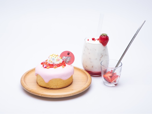 Cafe style -Drink&cake set-