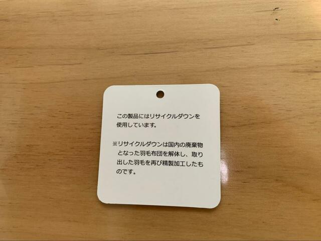 【ワークマン　リペアテック洗えるフュージョンダウンジュニアフーディー】リサイクルダウンで環境にも優しい