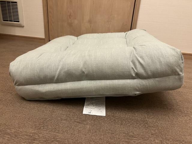 【カインズ　座布団にもなる背もたれイス】リクライニング3段階