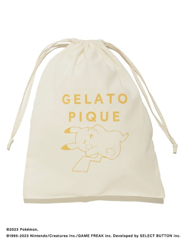 【ポケモンスリープ】【Sleep】プリント3点セット ピカチュウをプリントした巾着に入れてお届け