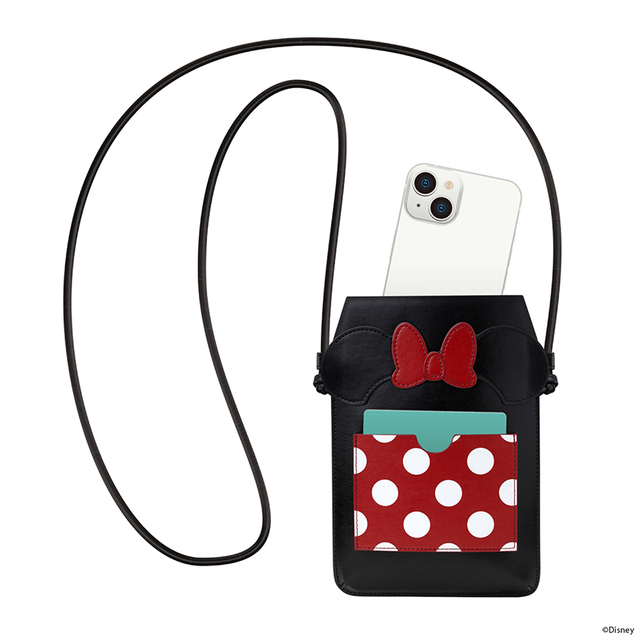 スマートフォン ショルダーポーチ [ミニーマウス] （型番：PG-DSP02MNE）