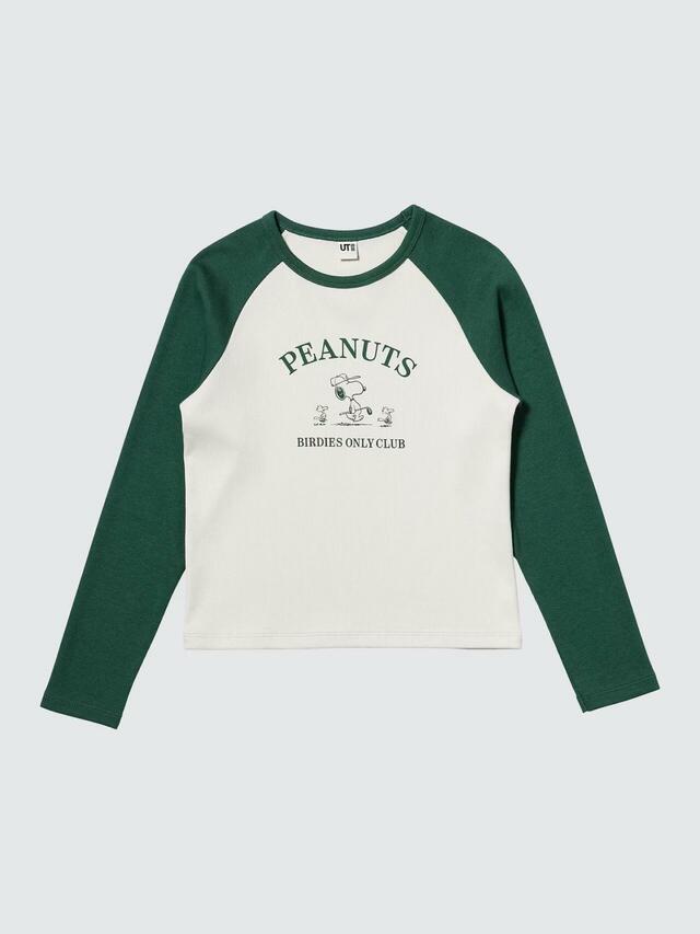 グラフィックTシャツ 1,500円｜ユニクロ「GIRLS ピーナッツ UT」