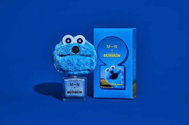 【パペットスンスン×エムエヌ コラボネイルセット/50 SUNSUN】晴れた空のようにさわやかなラメブルー