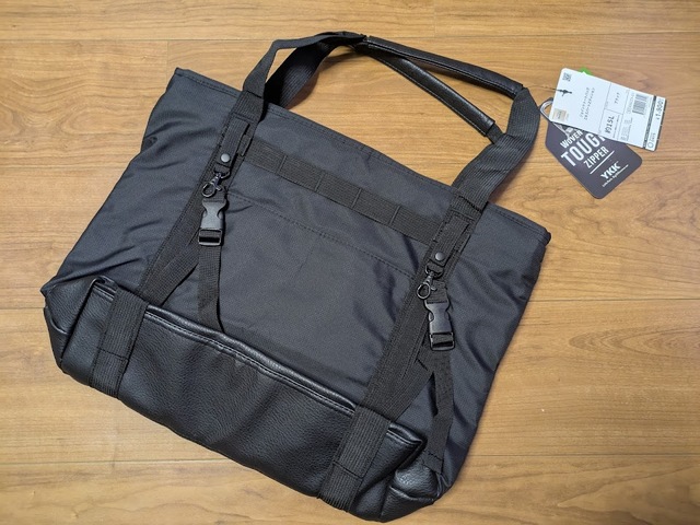 【ワークマン ジョイントトートバッグエキスパートエディション】カラーはブラックとオリーブの2種類があります