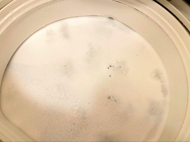 【カインズ 粉末洗濯槽クリーナー】1時間放置した状態