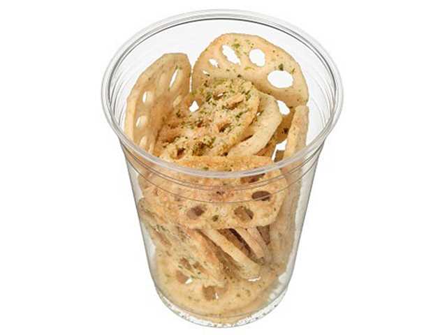 【セブン-イレブンの惣菜人気ランキング 7位】「レンコンのり塩チップ」267円（税込）