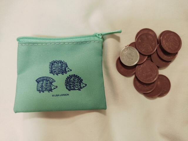 小銭がたっぷり入る