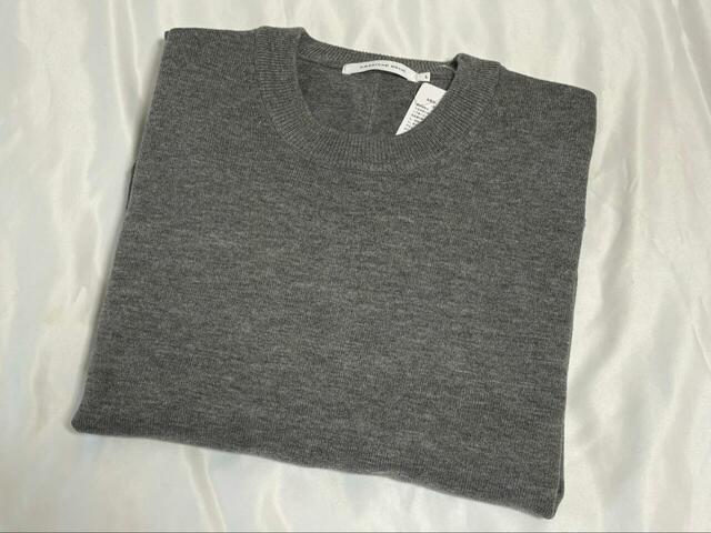 【AMERICAN HOLIC　クルーネックニットワンピース】もっちりという例えが一番しっくりくるほど柔らかく、肌触りが良いです