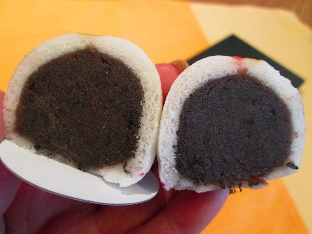 東京駅手みやげ：あわ家惣兵衛　どうぶつまんじゅう　断面