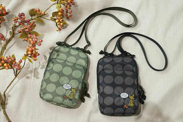 【スナフキン刺繍のスマホショルダーバッグ】軽くて機能的な2WAYミニバッグが新登場！