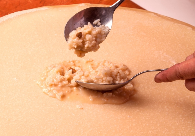 チーズ削り放題 うにチーズリゾット