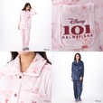 ディズニーキャラクター シャツパジャマ 101匹わんちゃん フランネルフリース総柄 レディース