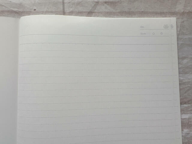 A罫のドット入り罫線