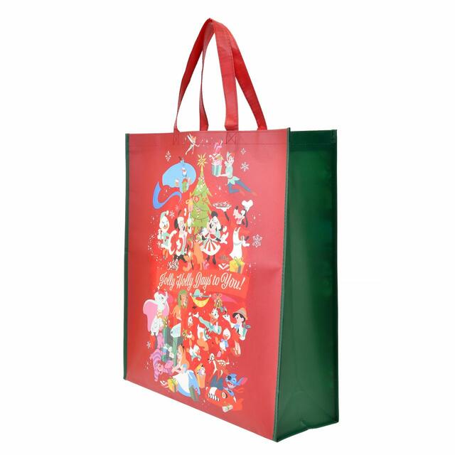 ディズニーキャラクター ショッピングバッグ・エコバッグ Disney Christmas 1,100円