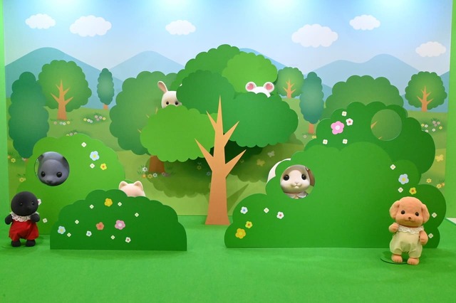 【シルバニアファミリー展40th】みんながかくれんぼしているユニークなフォトスポットも