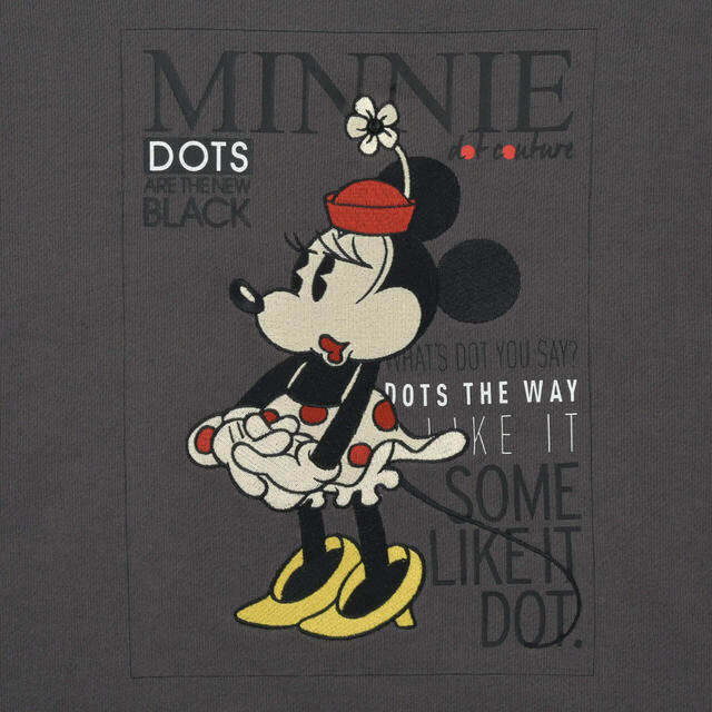 ミニー 長袖スウェット グレー MINNIE DAY 8,000円