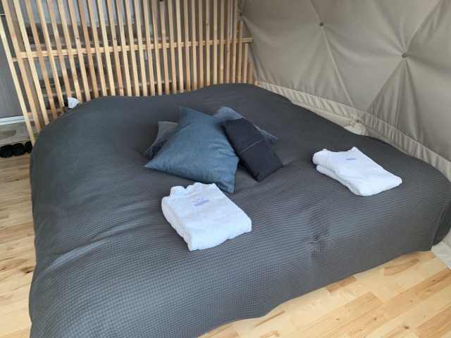 ルームウェアはガウンのみ