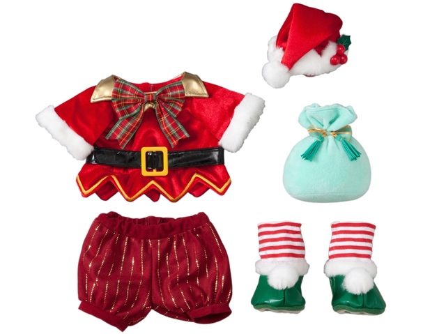 コスチュームセット（ジェラトーニ）¥4,800｜ダッフィーのクリスマス（2016年）スペシャルグッズ