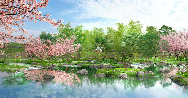 「GREEN×EXPO 2027」日本政府苑　外観イメージ　提供:国土交通省、農林水産省