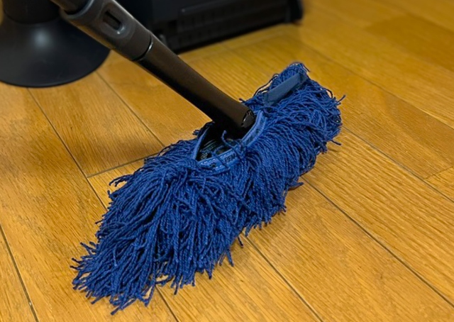 【ダスキン　ペット用おそうじモップレンタル】モップは15cm×26cmと小回りのきく使いやすいサイズ