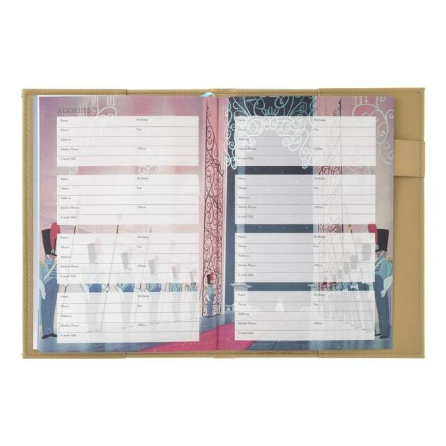 シンデレラ 手帳・スケジュール帳 B6 型押し ストーリーブック CALENDAR ＆ ORGANIZER 2027 2,900円