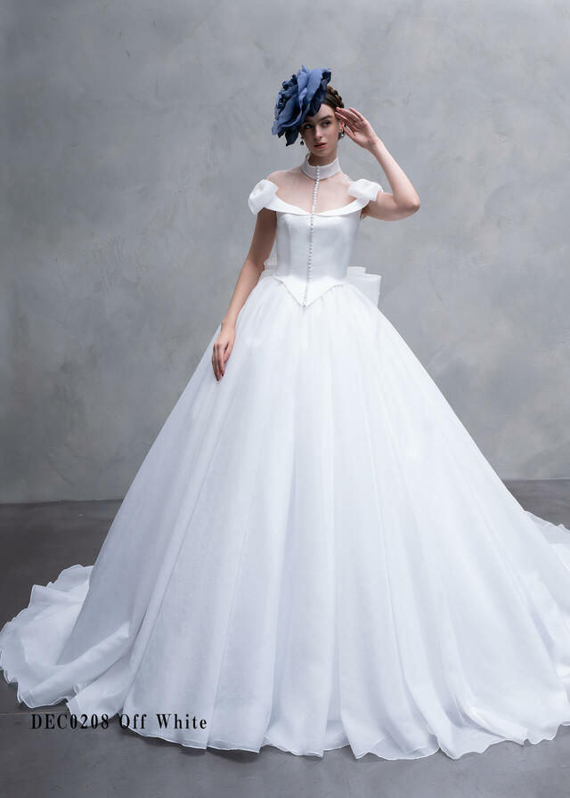 クラウディア｜「Clef a decor-クレアデコール」新作ウェディングドレス｜DEC0208_Offwhite