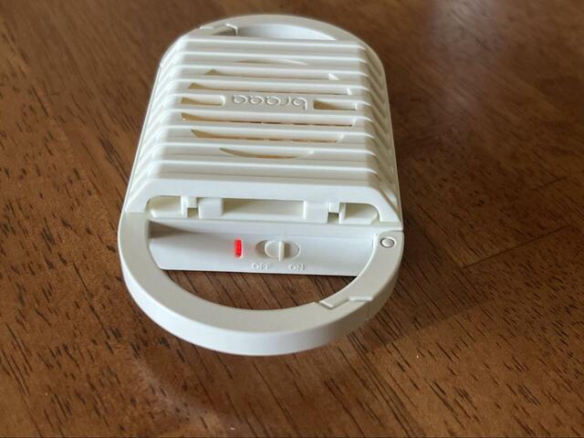 【KINCHO × braaa 蚊に効くカノクス】薬剤カートリッジを内蔵ファンで回転し、成分を広げることで蚊を駆除する仕組みです