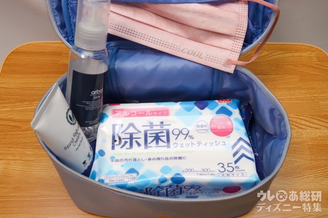 『SPRiNG 2021年1月号』特別付録センス オブ プレイス バイ アーバンリサーチの『ふしぎの国のアリス』デザイン衛生グッズ管理ポーチ