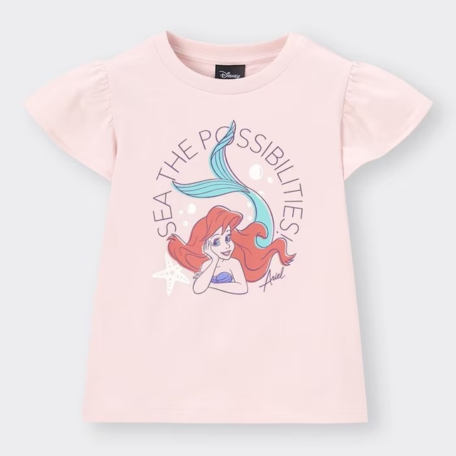 GIRLSグラフィックT(半袖) Disney ¥990