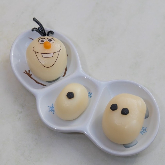 3種類のクリーム入り。オラフもち