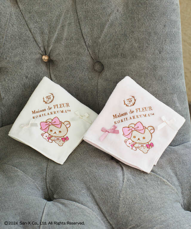 【「Maison de FLEUR×コリラックマ」コラボコレクション】「コリラックマ タオルハンカチ」1,980円