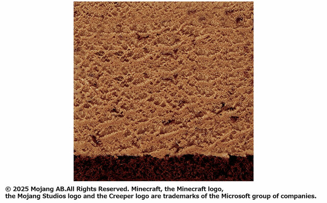 【サーティワン マインクラフト アイスクリームケーキ】「エンダーマン」のフレーバー：チョップドチョコレート（チョコレートスポンジ）