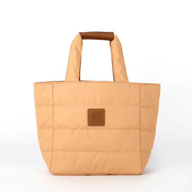 「紀ノ国屋 キルティングトート」キルティングトート マスタード