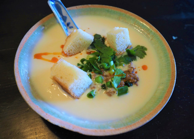 筆者が自宅で再現した豆漿（豆乳）