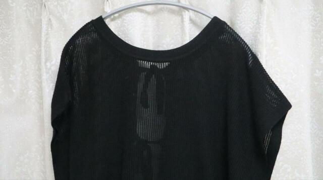 【GLOBAL WORK／2WAYメッシュSETワンピース】身幅はゆったり設計で締めつけ箇所はゼロ。気になるウエストやヒップも自然にカバーしてくれます♪