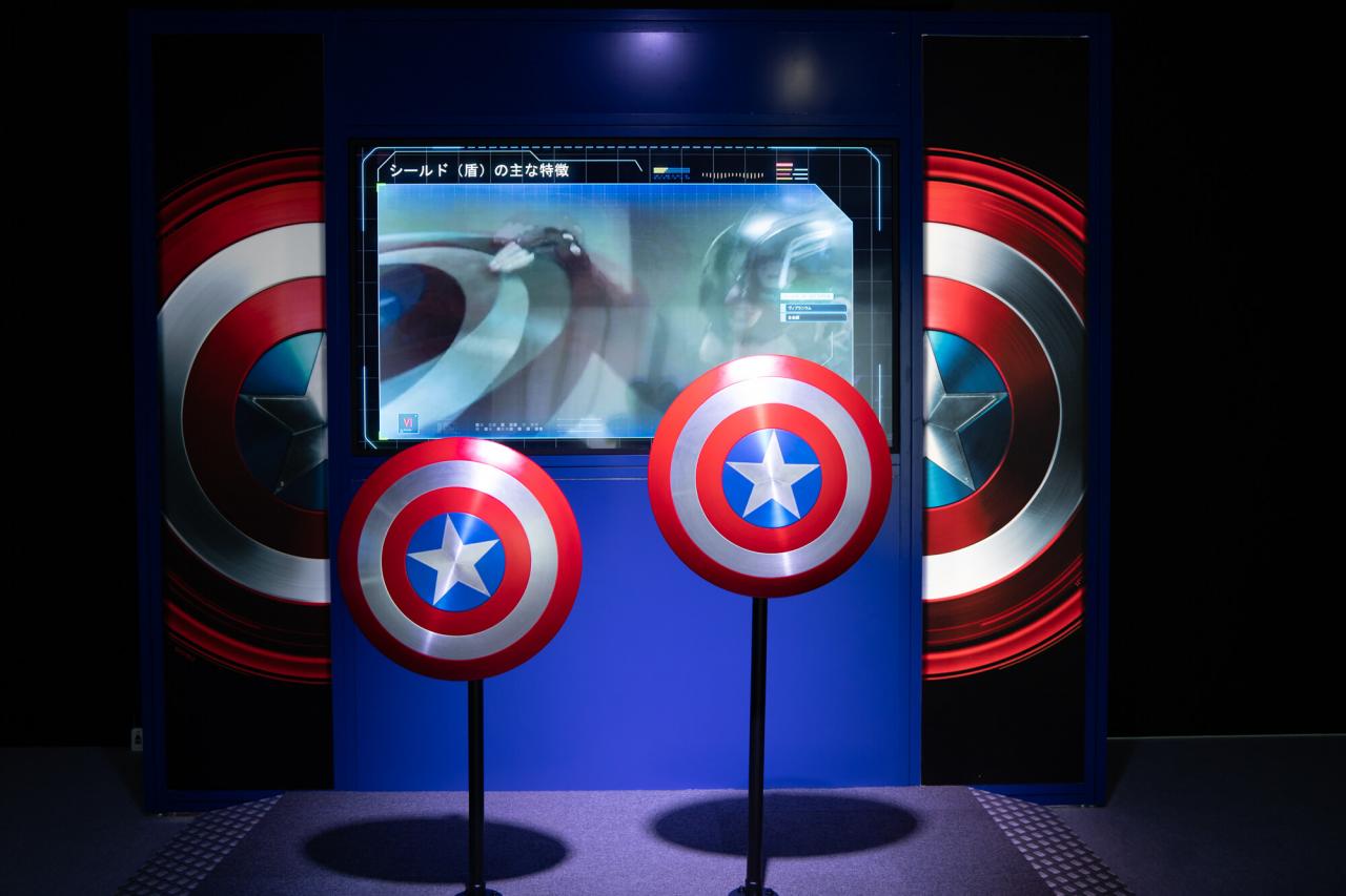 マーベル 10周年キャプテンアメリカ1:1 金属製シールド 10周年 キャプテン・アメリカの盾1/1シールド 2.0版 全金属 新品