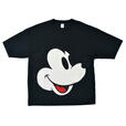 ミッキー 半袖Tシャツ ビッグ フェイス アップリケ ブラック MAGICAL LABEL 5,500円