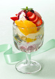 苺と不知火のヨーグルトジャーマニー 1,380円(税込1,518円)【ロイヤルホストの新作スイーツ】