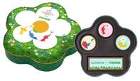 「ゴディバ meets ピクミン アソートメント 4粒入」＜価格：2,160円（税込）＞【ゴディバが「ピクミン」＆「どうぶつの森」がバレンタインコラボ！“花モチーフ”の限定チョコレート登場！】