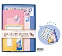 【郵便局 おくるシリーズ】「いろいろレターセットボックス」（ムーミン）大中小3サイズ×各4枚、封筒：大中小3サイズ×各2枚　1,320円