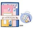 【郵便局 おくるシリーズ】「いろいろレターセットボックス」（ムーミン）大中小3サイズ×各4枚、封筒：大中小3サイズ×各2枚　1,320円